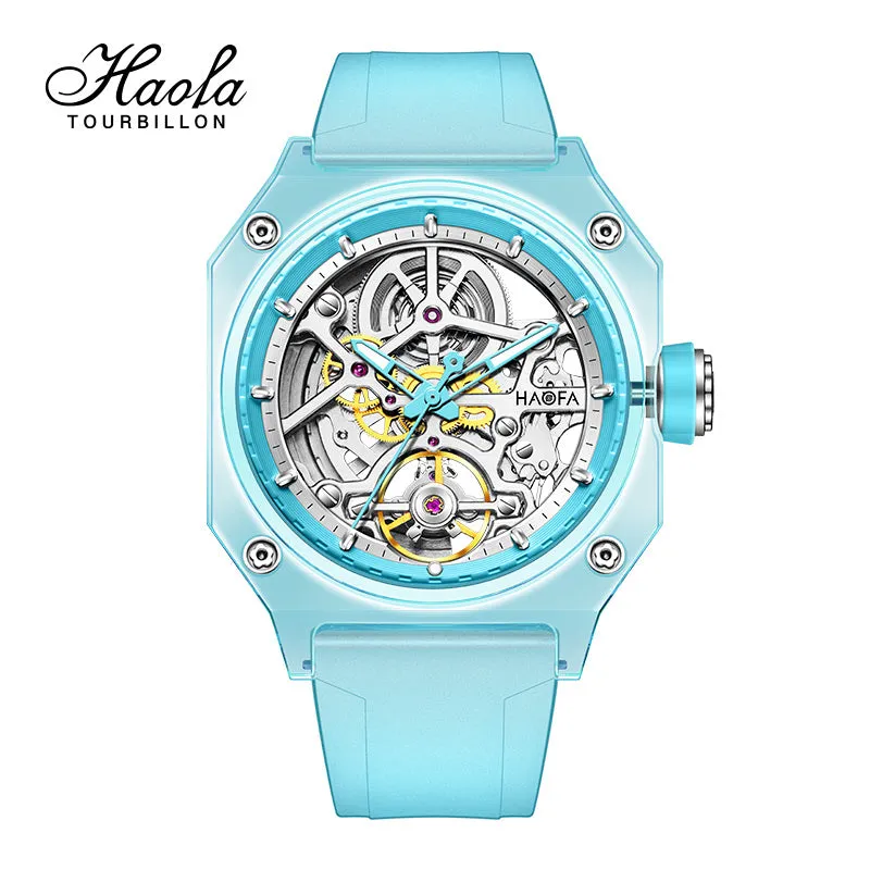 HAOFA 2208 Color Crystal Automatic Watch Power 72 Hours