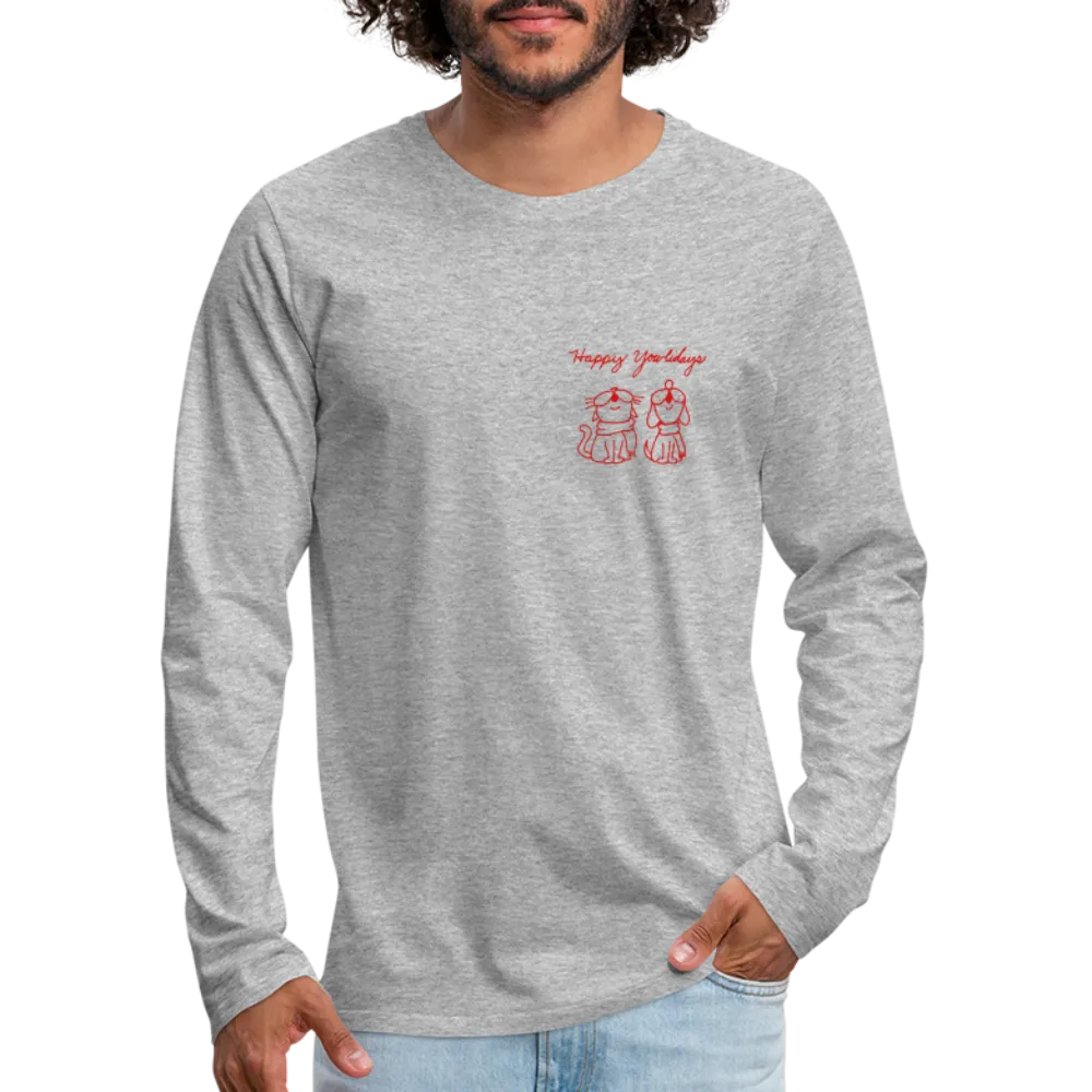 Happy Yowlidays Small Logo Classic Premium Long Sleeve T-Shirt