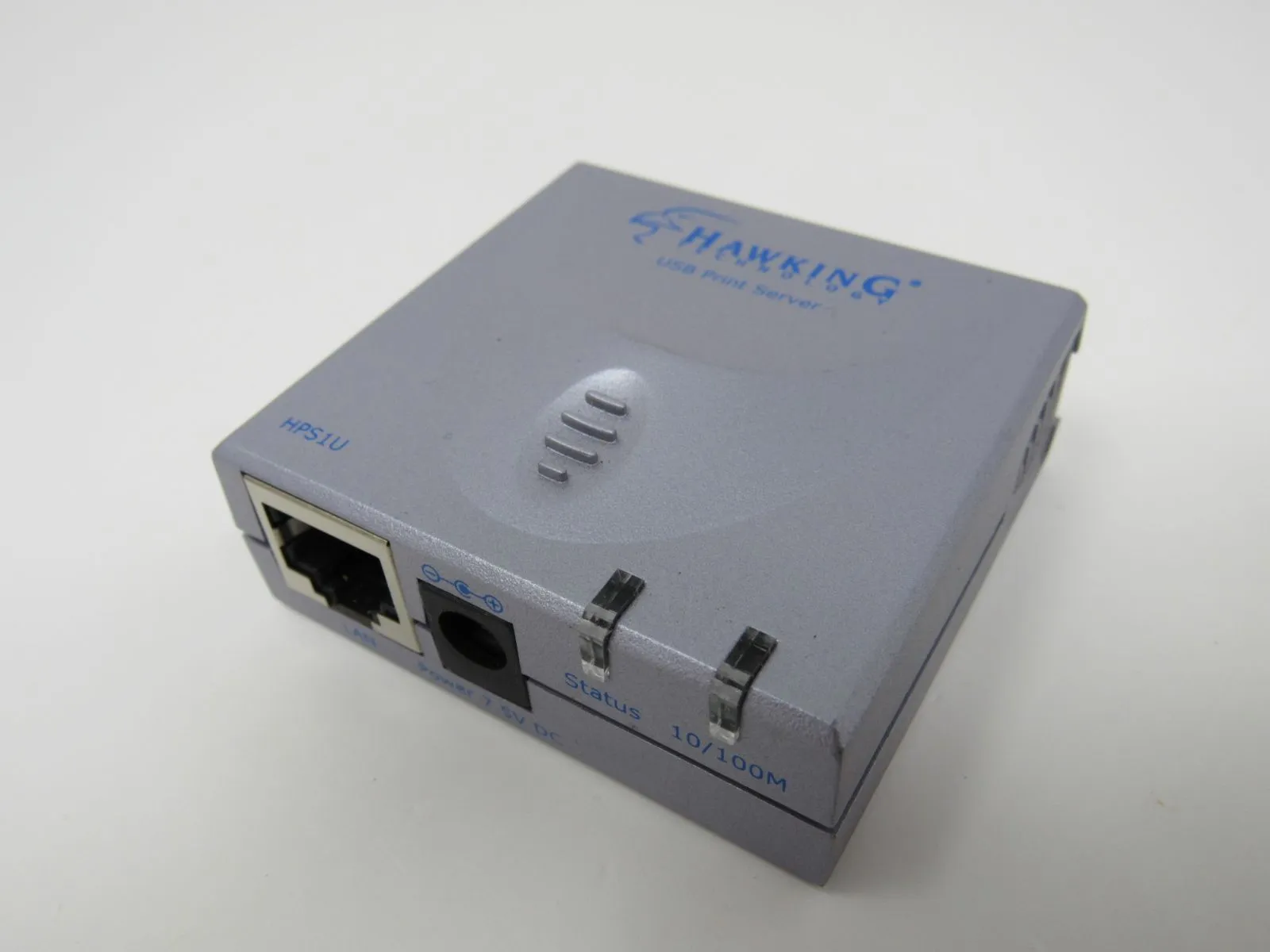 Hawking Tech USB Print Server 10/100M 7.5V DC HPS1U -- Used