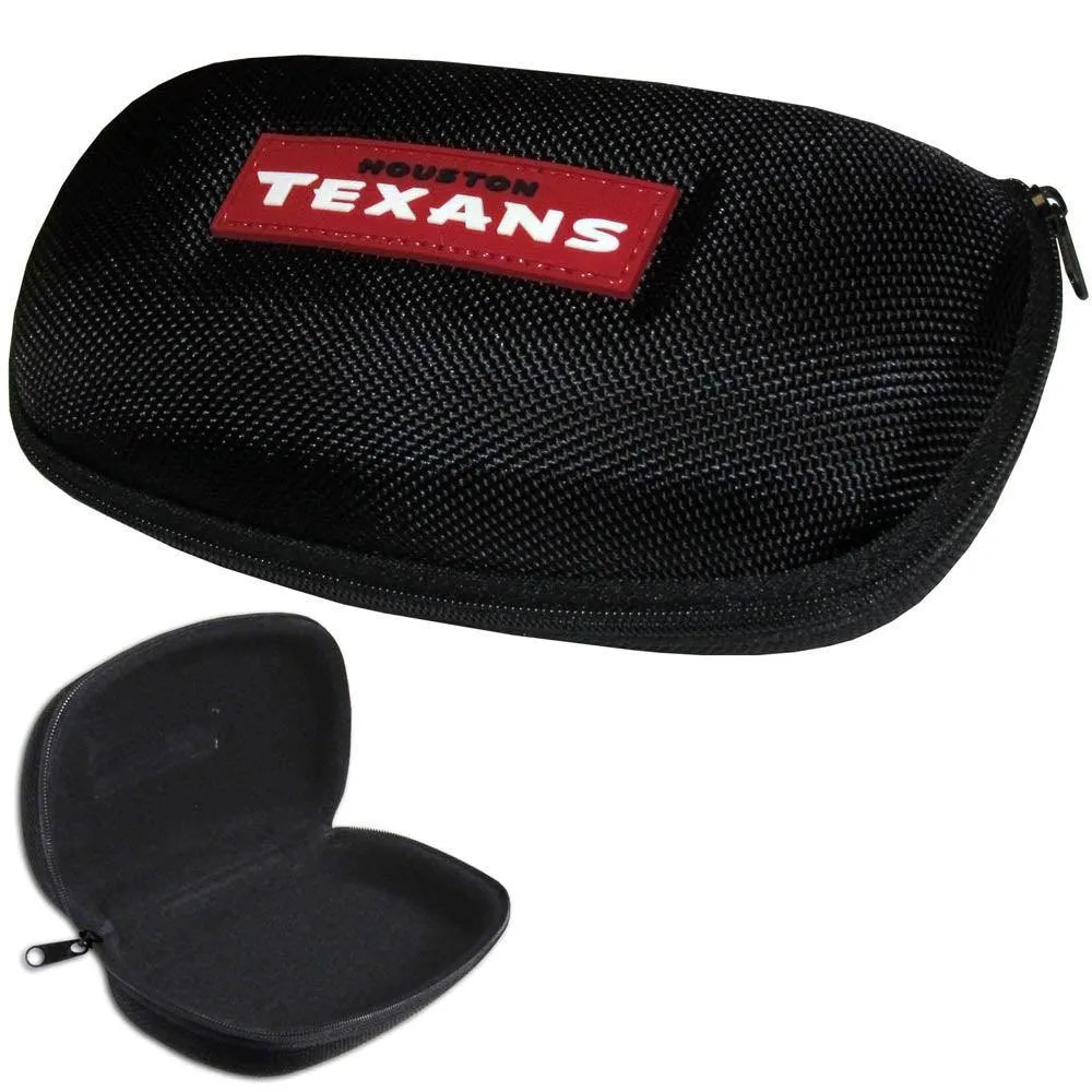 Houston Texans Aviator Sunglasses and Zippered Carrying Case