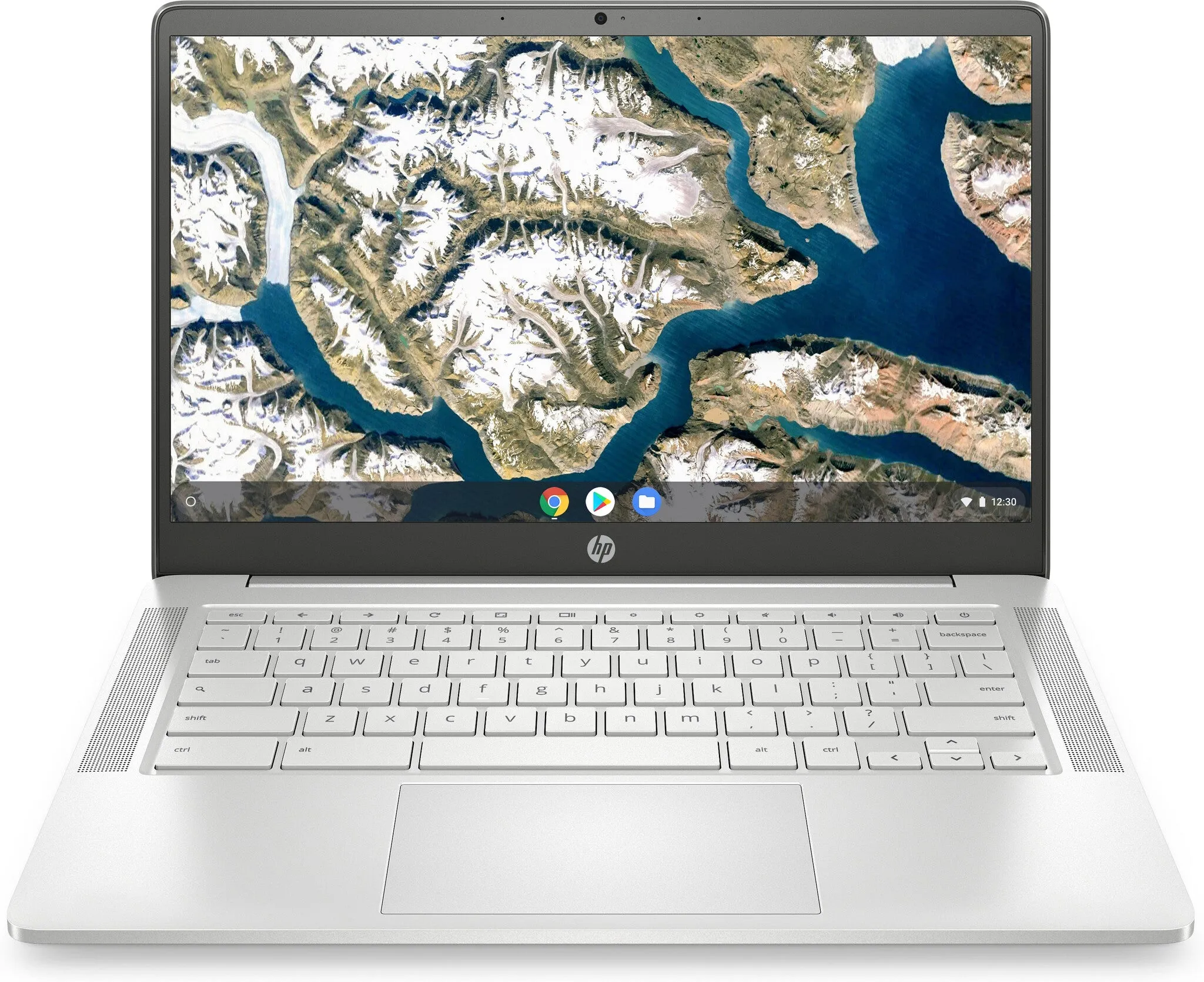 HP Chromebook 14a-nd0002na 35.6 cm (14") HD AMD 3000 3015Ce 4 GB DDR4-SDRAM 64 GB eMMC Wi-Fi 5 (802.11ac) ChromeOS Silver