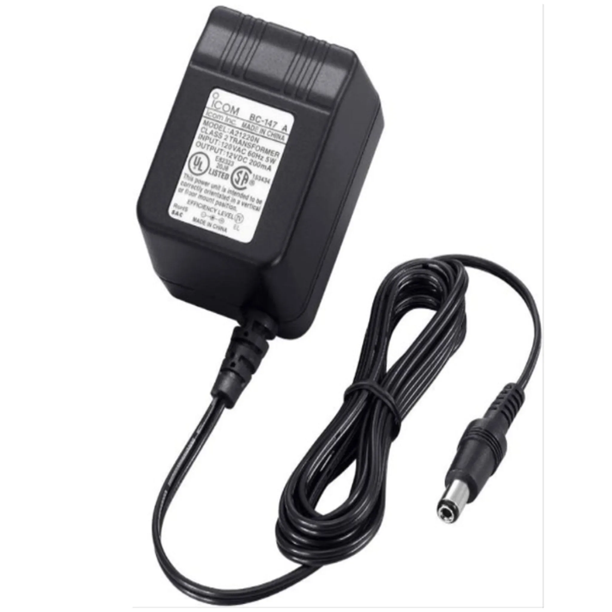 Icom BC147SA AC Adapter for Trickle Chargers