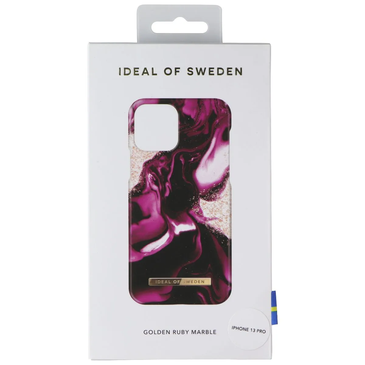 iDeal of Sweden Printed Case for iPhone 13 Pro - Golden Ruby Marble