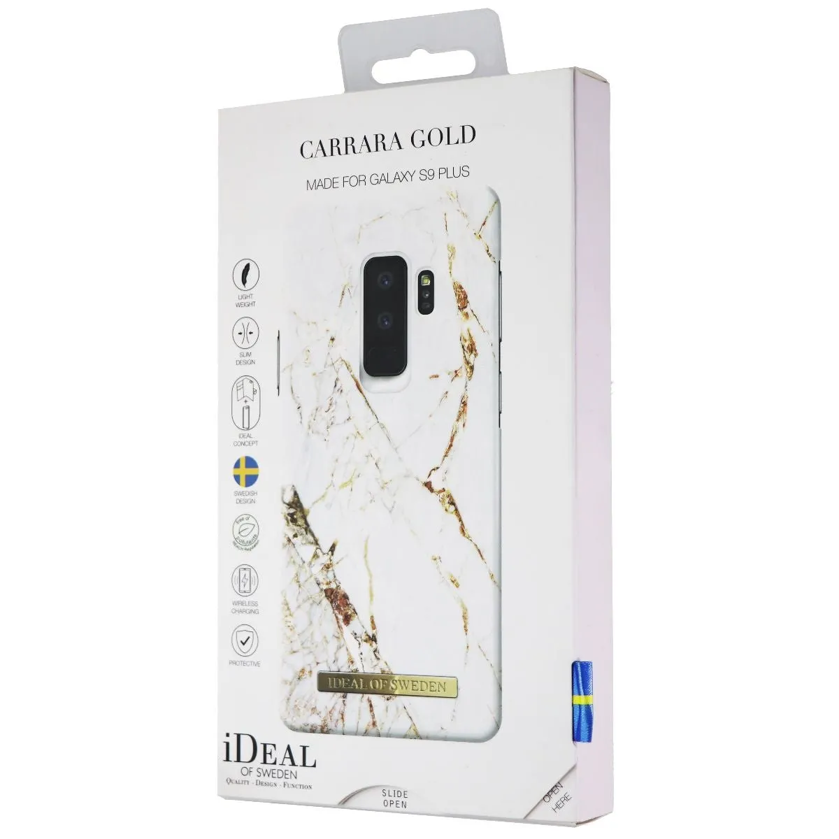 IDeal Of Sweden (SGS9ID) Cell Phone Case for Galaxy S9  Plus - Carrara Gold