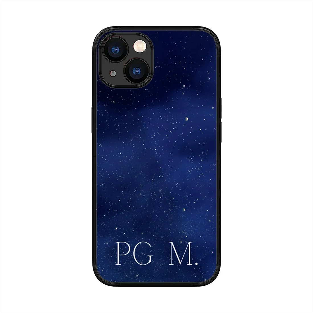 iPhone 13 Custom Cover Back Case Mobile Cover With Name - Starry Night