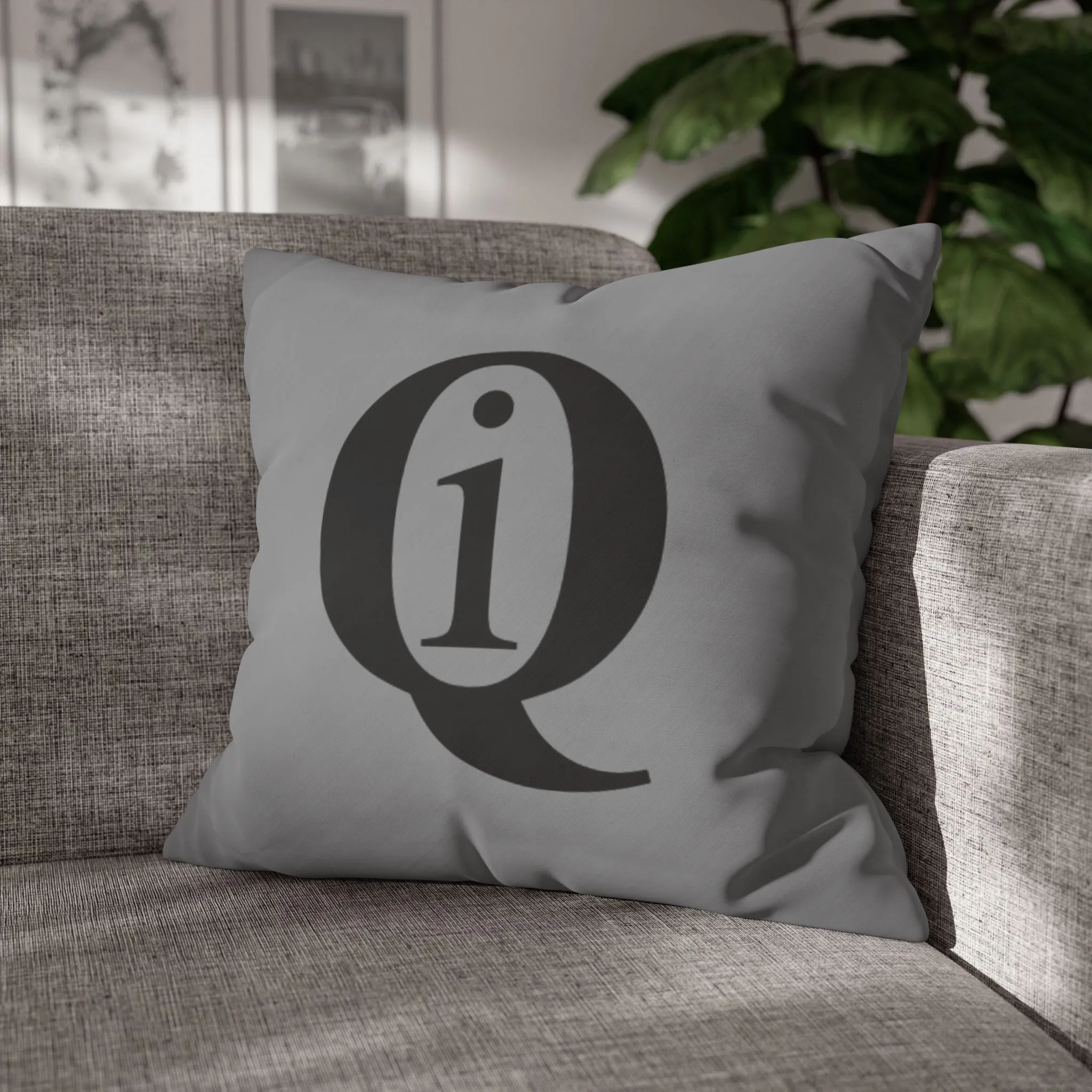 IQ Fashion | Square Poly Canvas Pillowcase