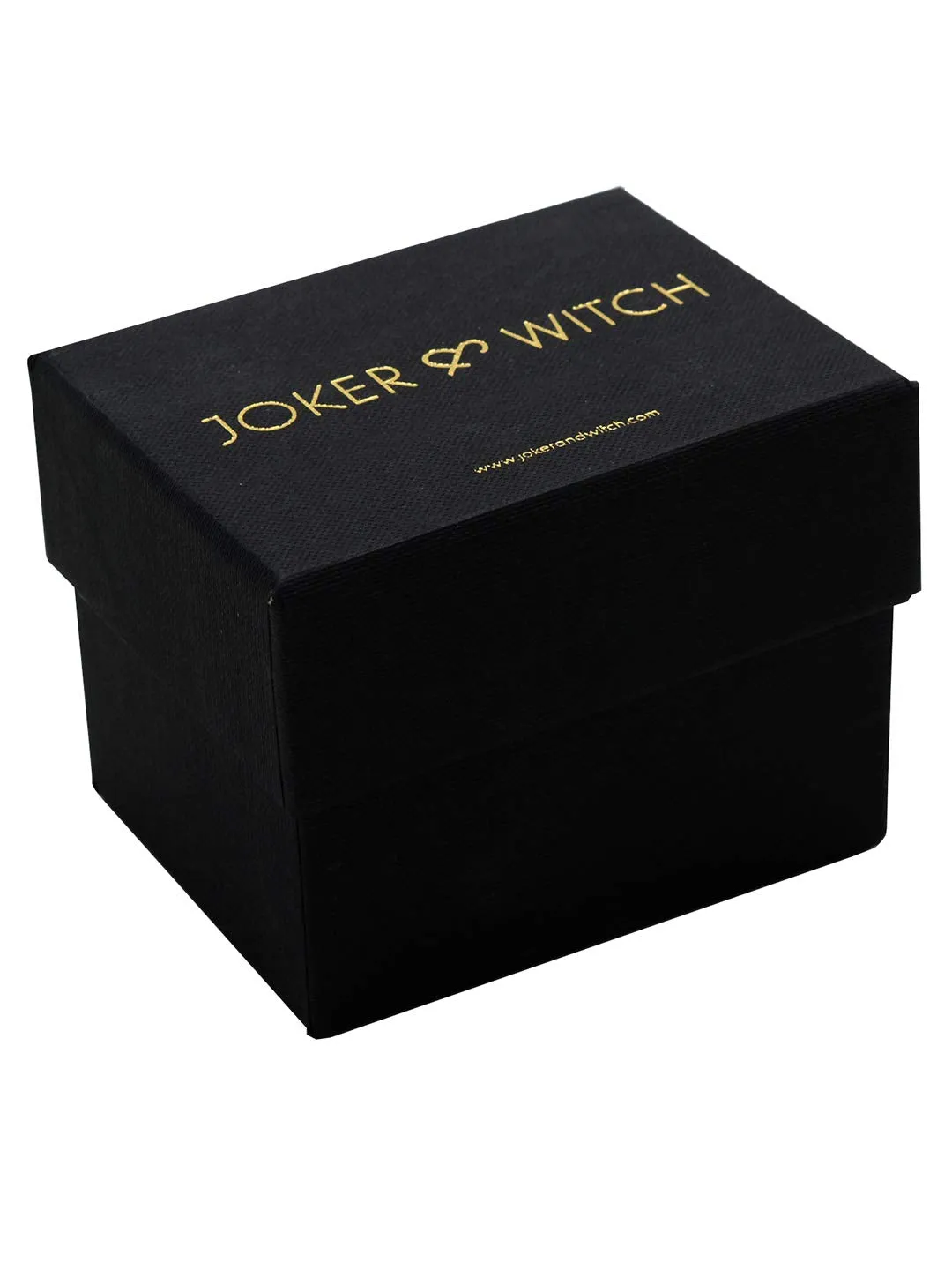 Joker & Witch Signature Black Dial Rosegold Watch for Women