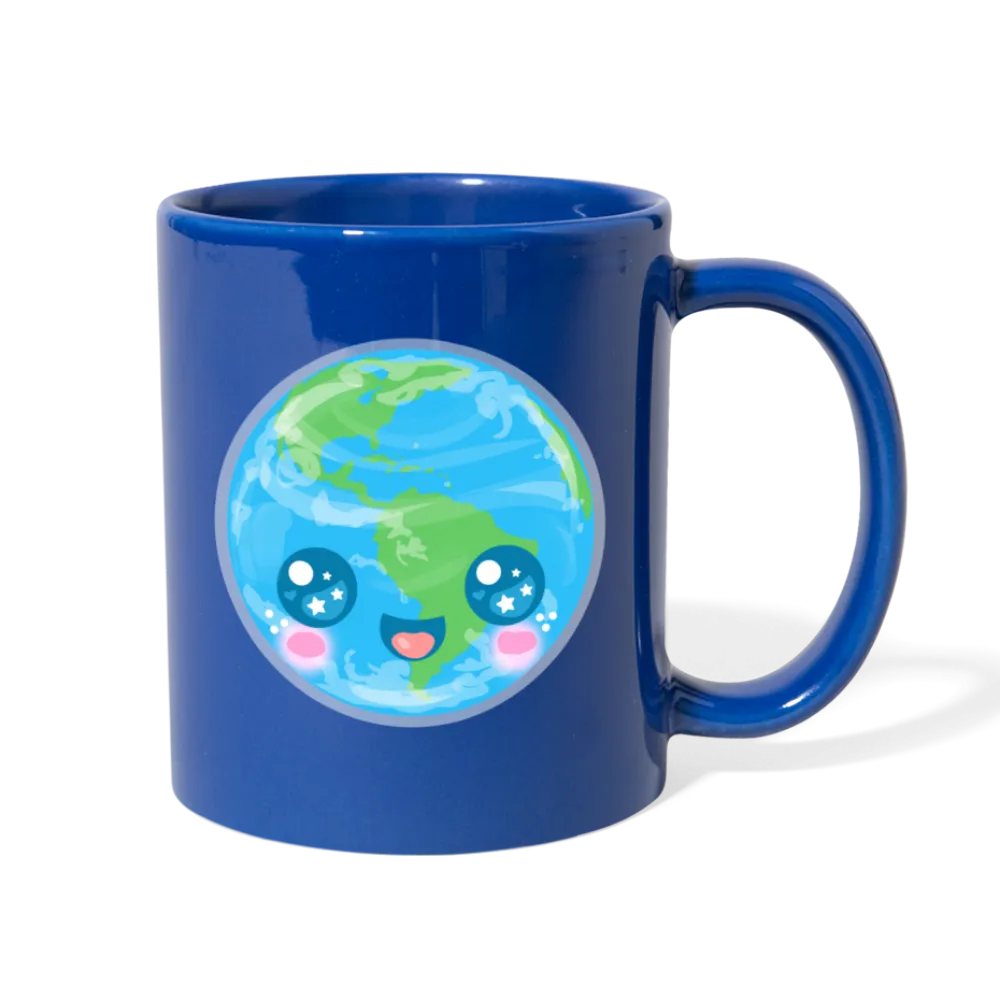 Kawaii Earth Full Color Coffee / Tea Mug