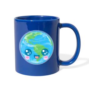 Kawaii Earth Full Color Coffee / Tea Mug