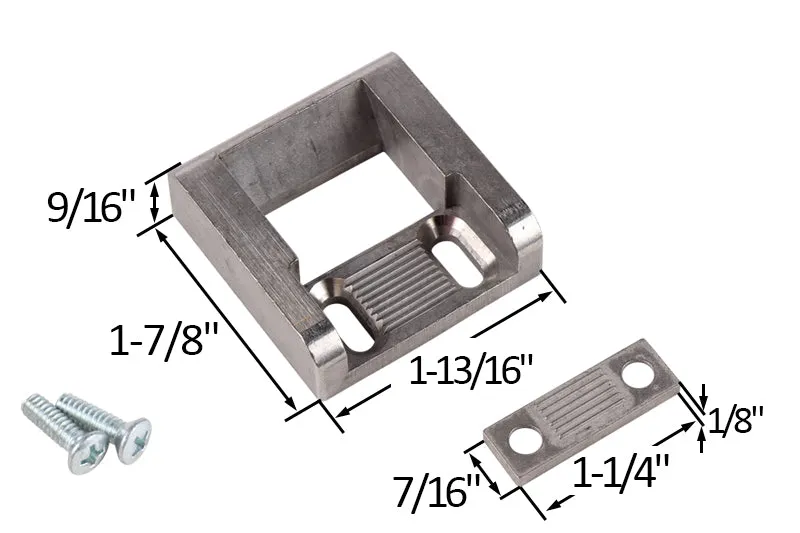 Kawneer Aluminum Jamb Strike for 1786 Series