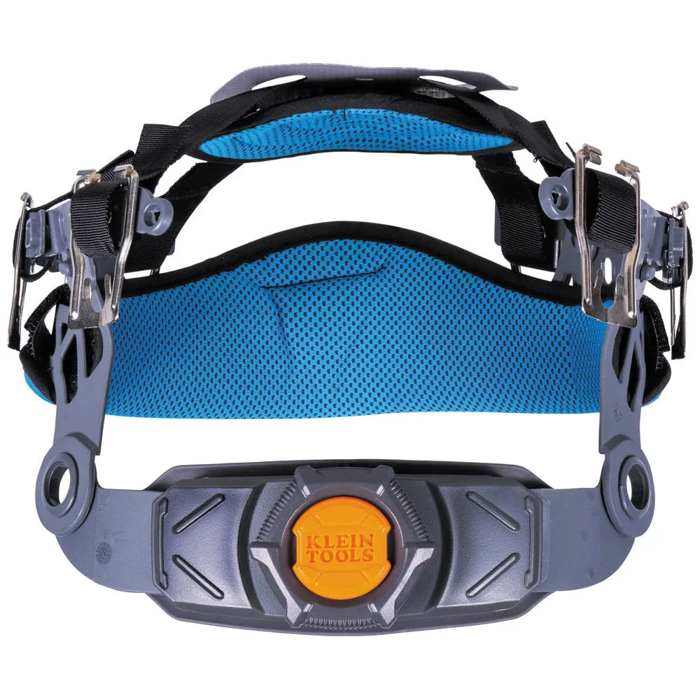 Klein 60512 Klein Carbon Fiber Full Brim Hard Hat with Headlamp, Titan