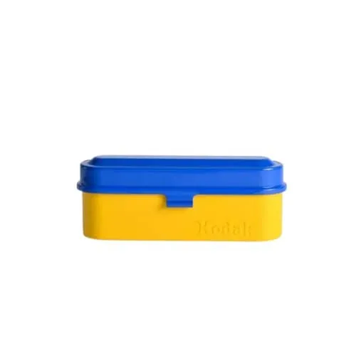 Kodak 135 Film Case (Blue/Yellow) - Holds Five Rolls of 35mm