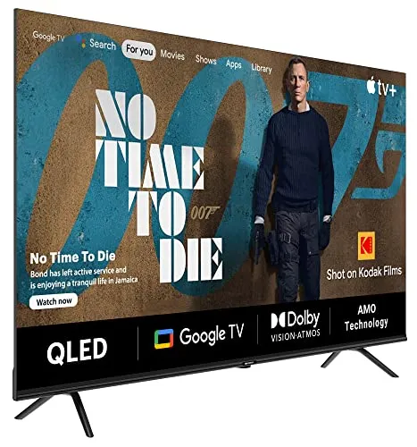 Kodak 189 Cm (75 Inches) Matrix Series 4K Ultra Hd Smart QLED Google Tv 75Mt5044, Black