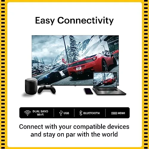 Kodak 189 Cm (75 Inches) Matrix Series 4K Ultra Hd Smart QLED Google Tv 75Mt5044, Black