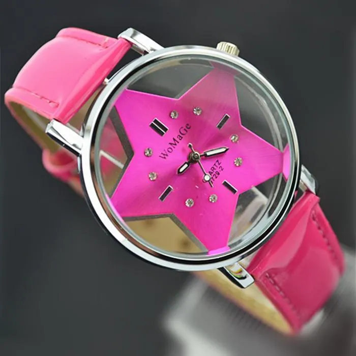 Korean Fashion Creative Girl Hollow Star Watch