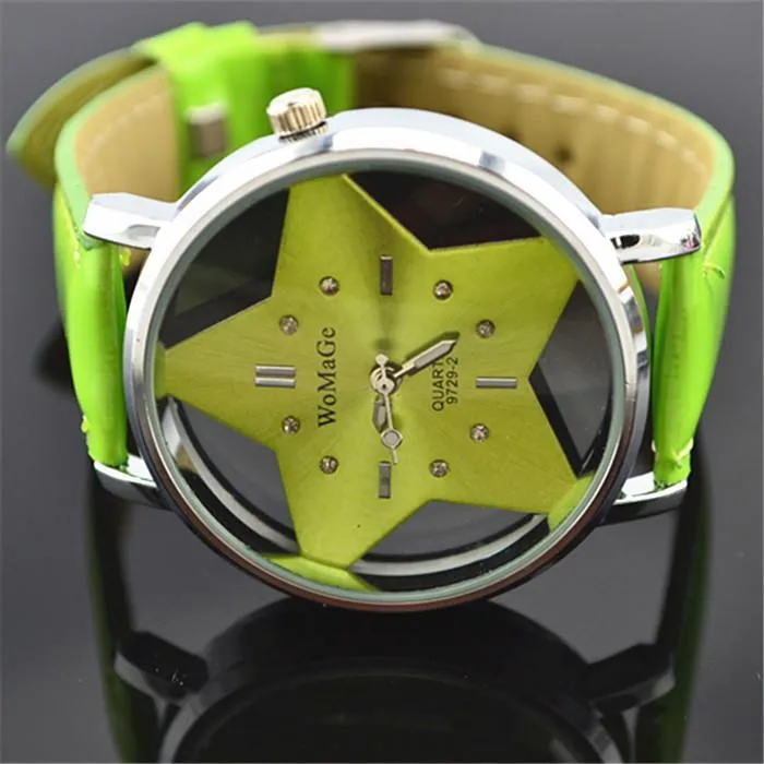 Korean Fashion Creative Girl Hollow Star Watch