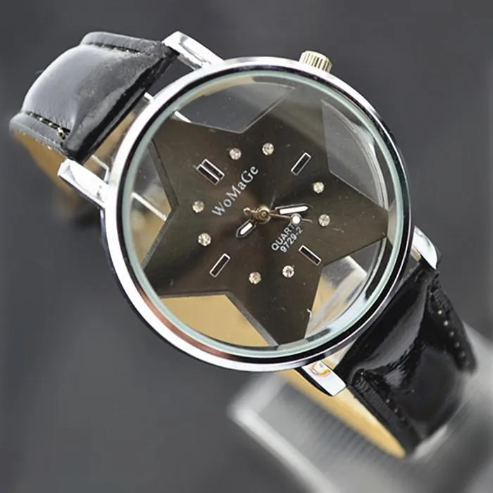 Korean Fashion Creative Girl Hollow Star Watch