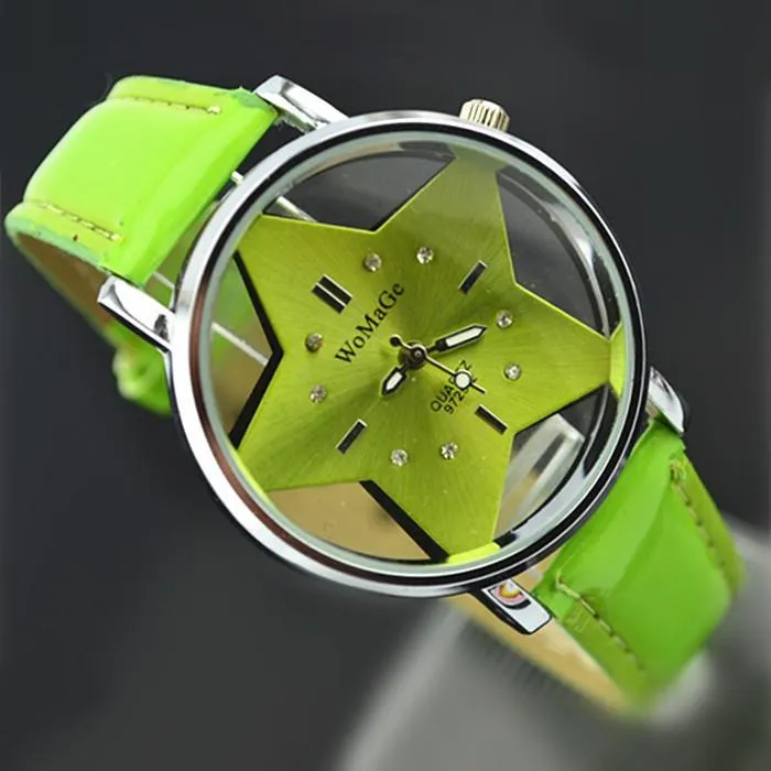 Korean Fashion Creative Girl Hollow Star Watch