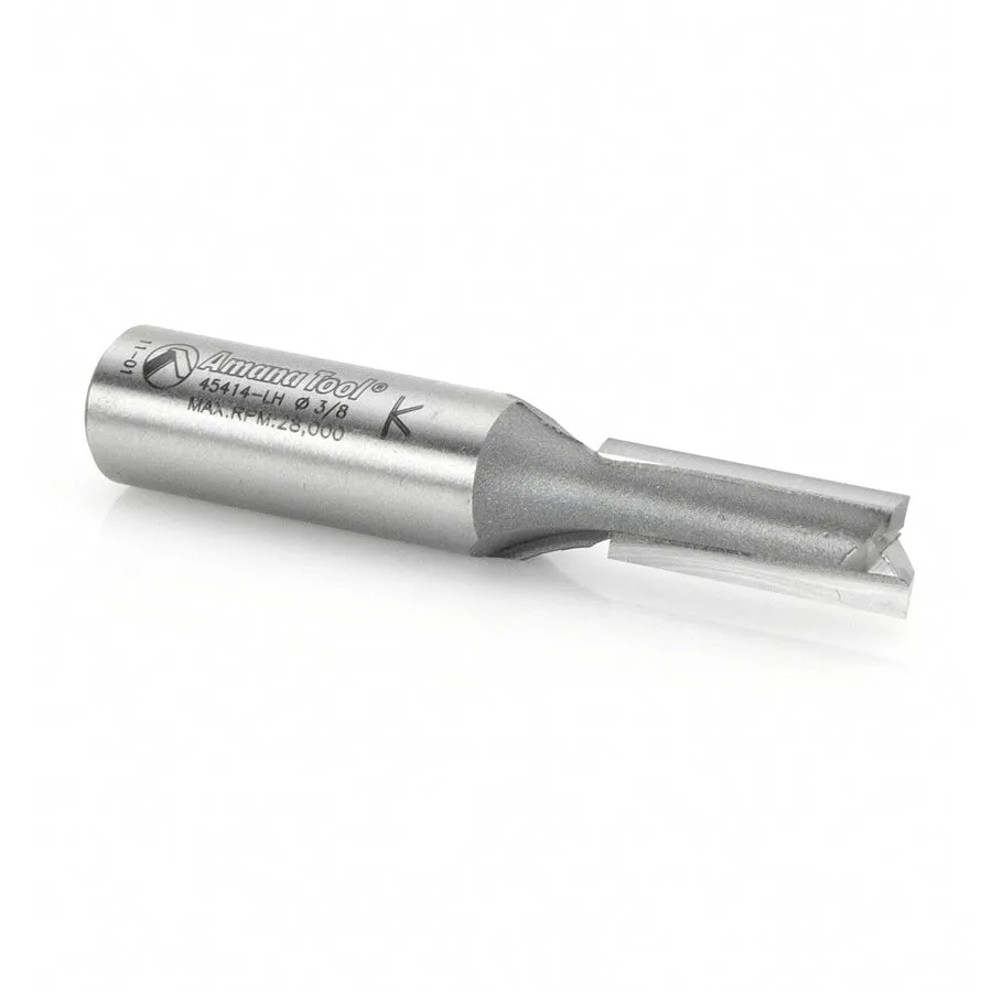 Left Hand Straight Plunge Router Bit | 2 Flute | Various Dia x 1" x 1⁄2 Shank | 45414-LH | 738685451403