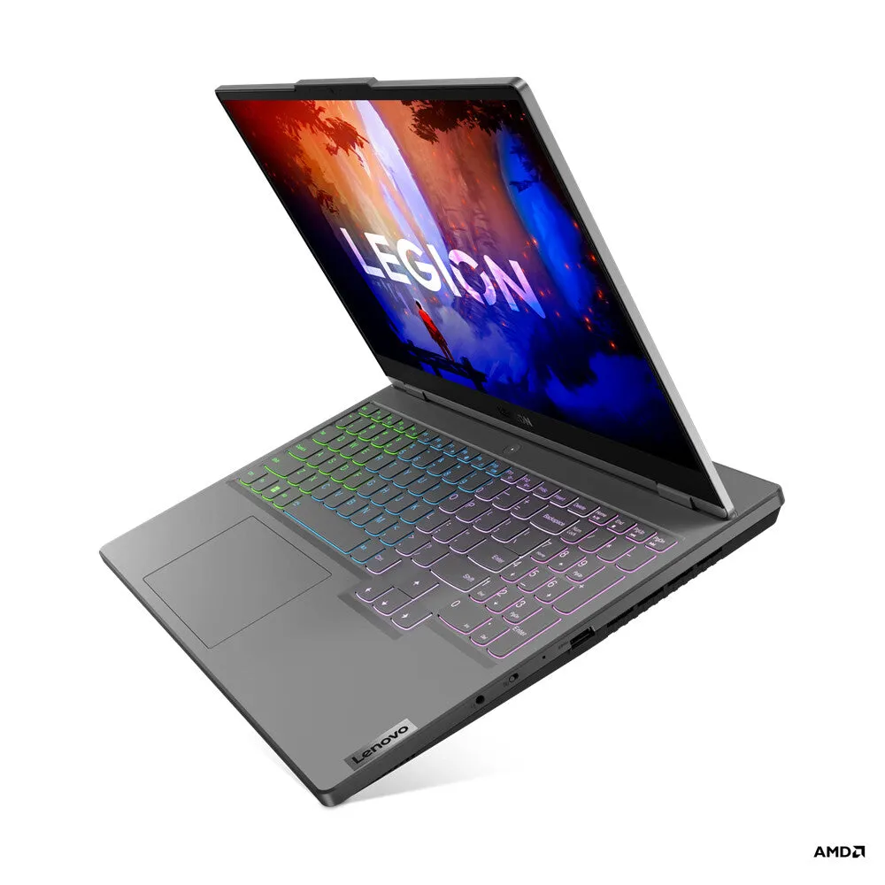 Lenovo Legion 5 15ARH7H AMD Ryzen™ 7 6800H Laptop 39.6 cm (15.6") Full HD 16 GB DDR5-SDRAM 512 GB SSD NVIDIA GeForce RTX 3070 Wi-Fi 6E (802.11ax) Windows 11 Home Grey