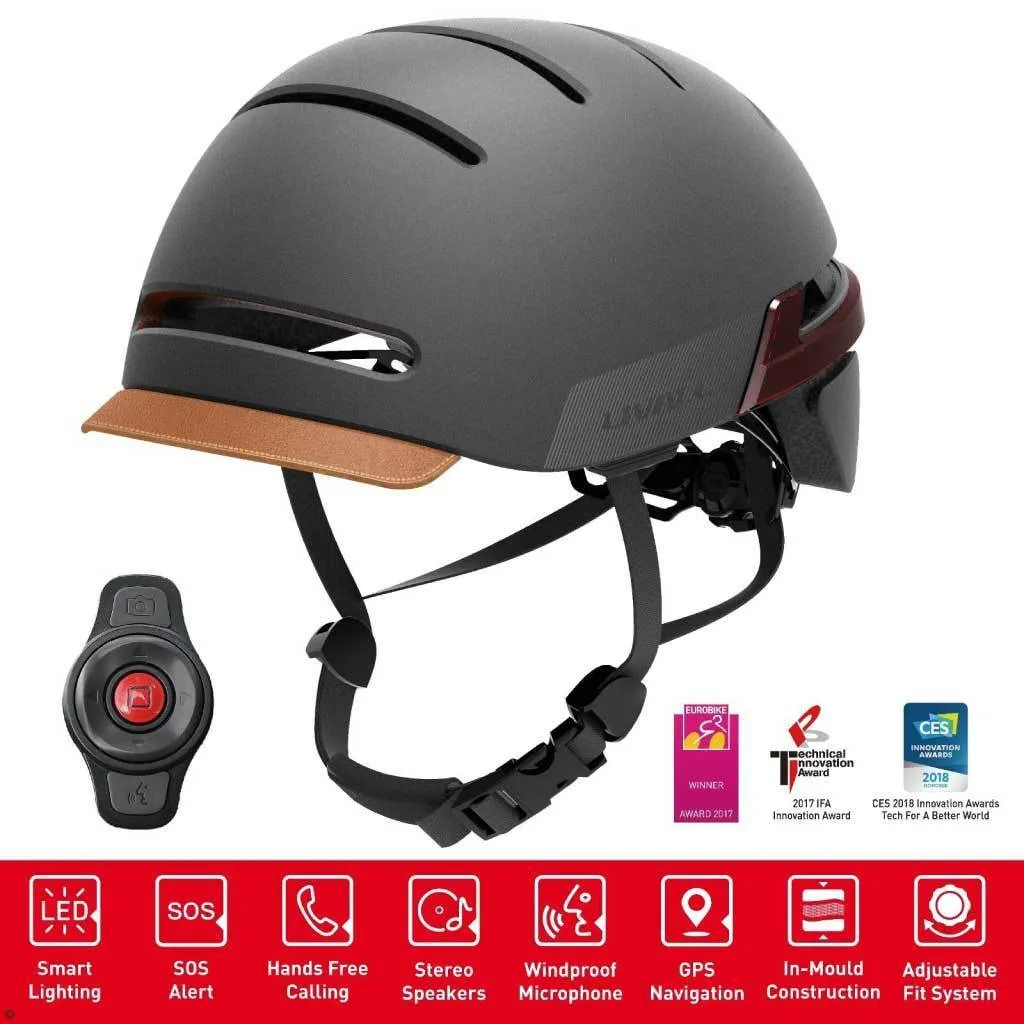 LIVALL Smart Urban Cycle Helmet BH51M & Controller - Graphite Black