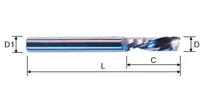 LMT Belin - 12635 1/4 inch Cut Diameter Downcut Router Bit