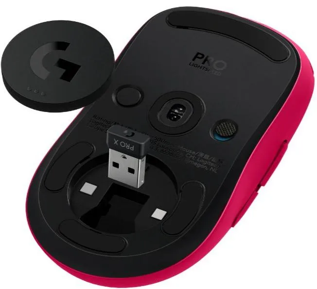 Logitech G Pro 2 Lightspeed 雙向無線遊戲滑鼠 - Pink 粉紅色 910-007311 原裝行貨