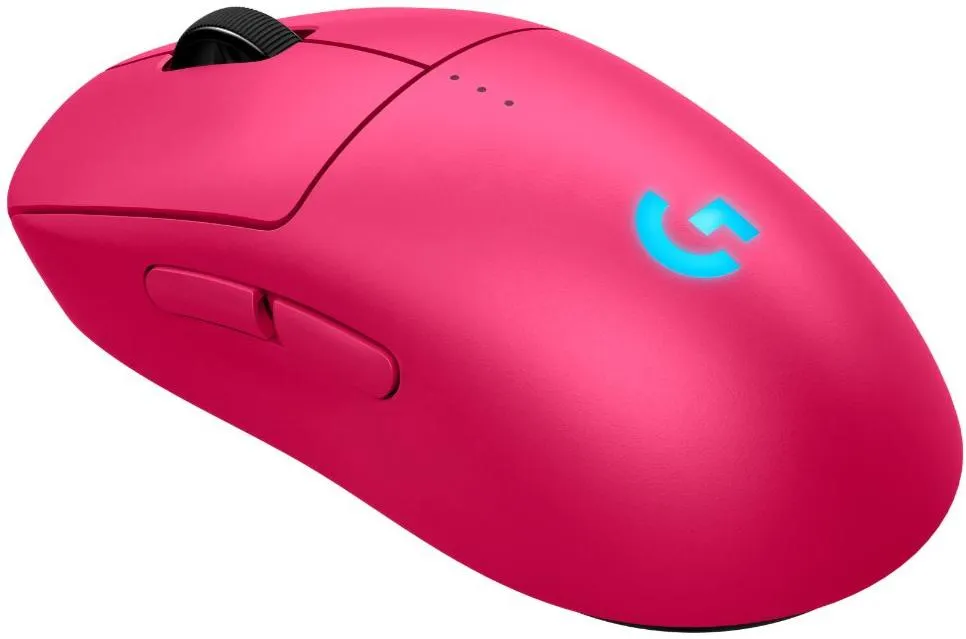 Logitech G Pro 2 Lightspeed 雙向無線遊戲滑鼠 - Pink 粉紅色 910-007311 原裝行貨