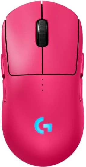 Logitech G Pro 2 Lightspeed 雙向無線遊戲滑鼠 - Pink 粉紅色 910-007311 原裝行貨