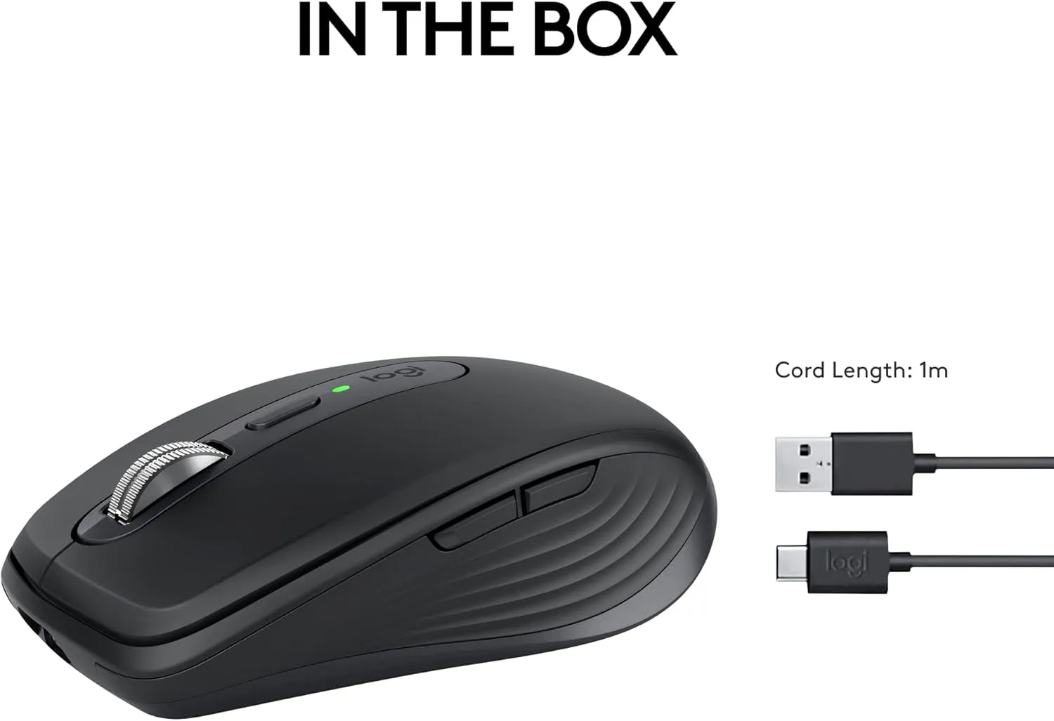 Logitech MX Anywhere 3S Wireless Mouse 緊湊高效無線滑鼠 - Graphite 石墨灰色 910-006935 原裝行貨