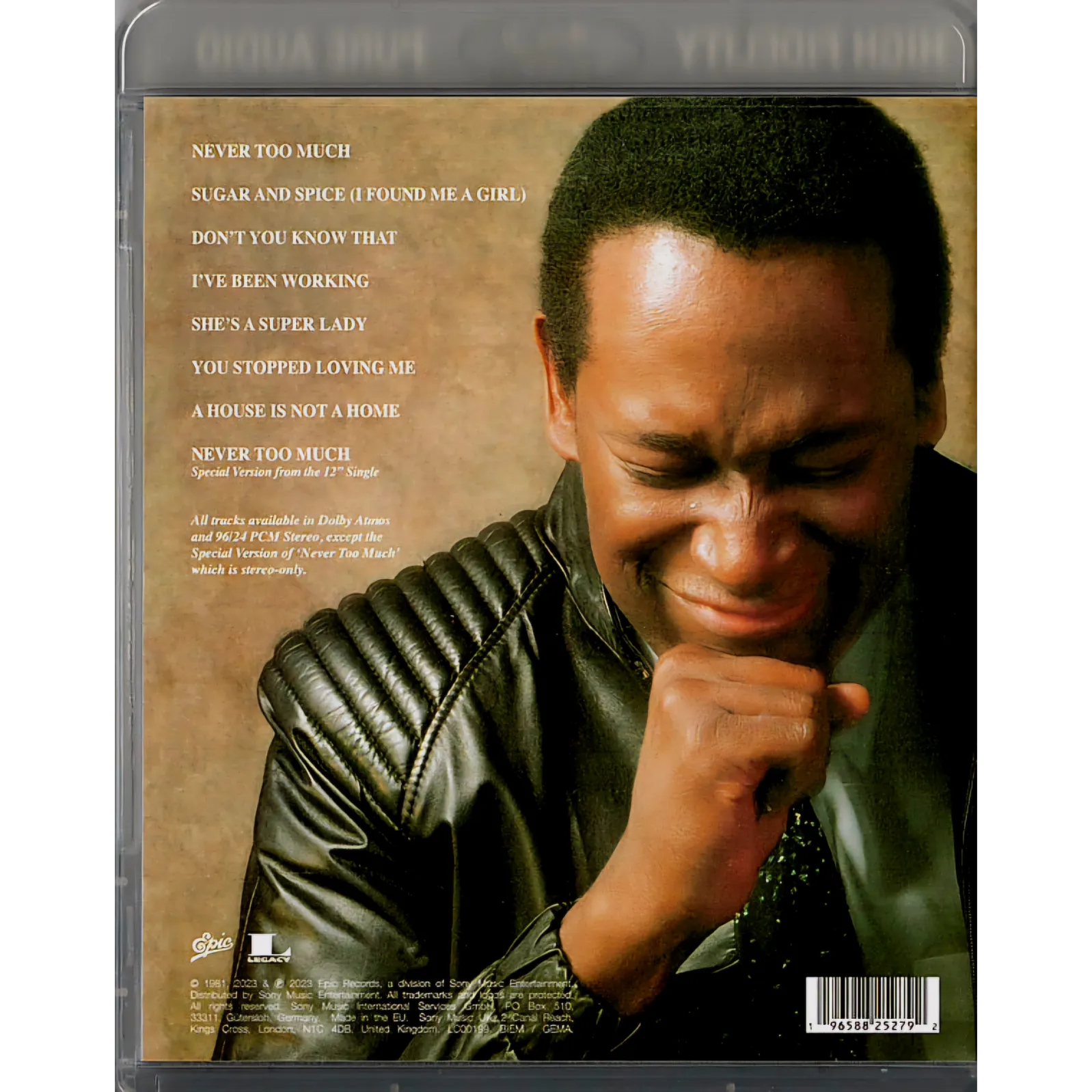 Luther Vandross: Never Too Much - Dolby Atmos Blu-ray Audio