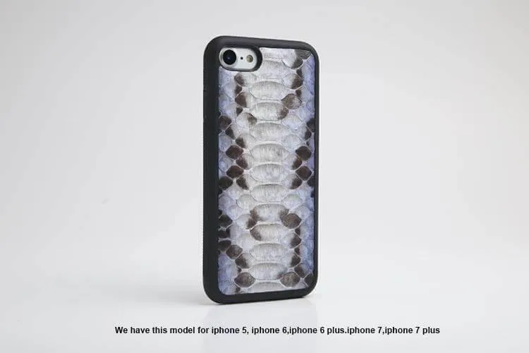 Luxury Real Python Skin Iphone Cases X