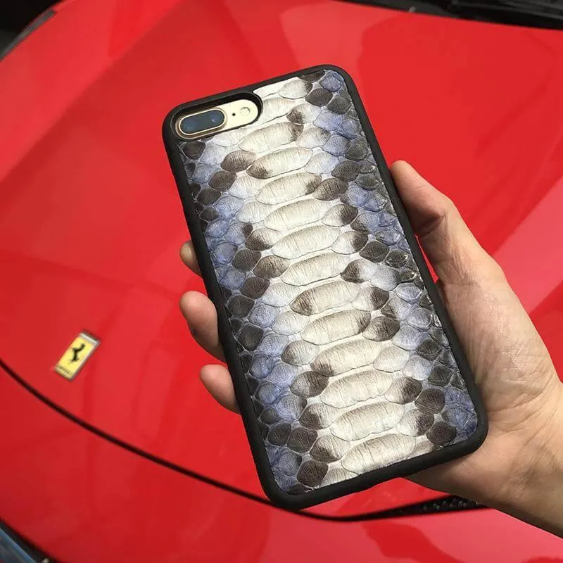 Luxury Real Python Skin Iphone Cases X