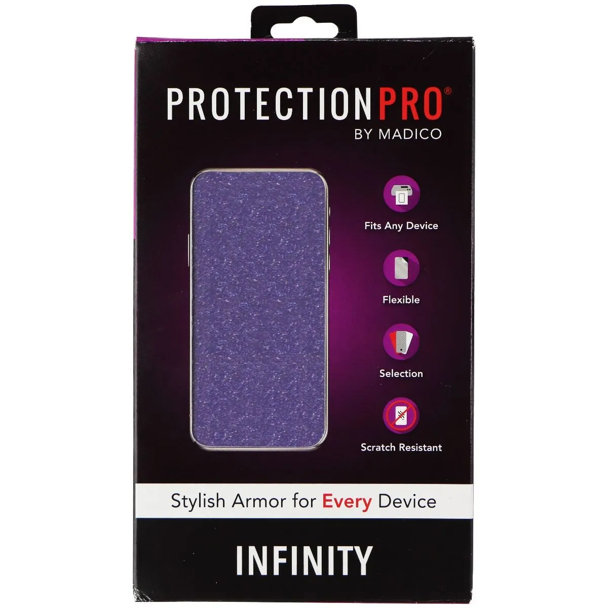 Madico Protection Pro Custom Device Protection Film - Purple Sparkle 10 Pack