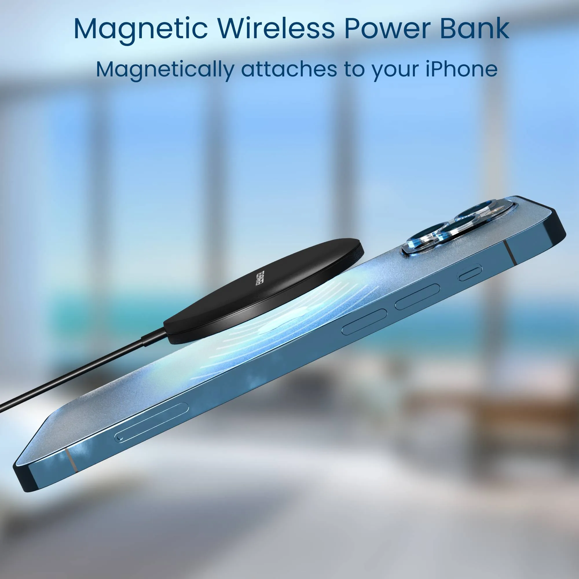 MagBoost Wireless Charger with Wall Charger