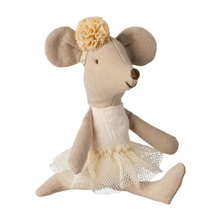 Maileg Ballerina Mouse, Little Sister - Off White