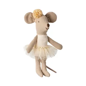 Maileg Ballerina Mouse, Little Sister - Off White