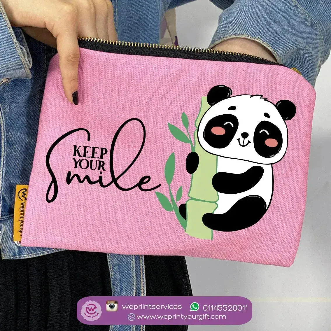 Makeup & Pencil Case-Panda