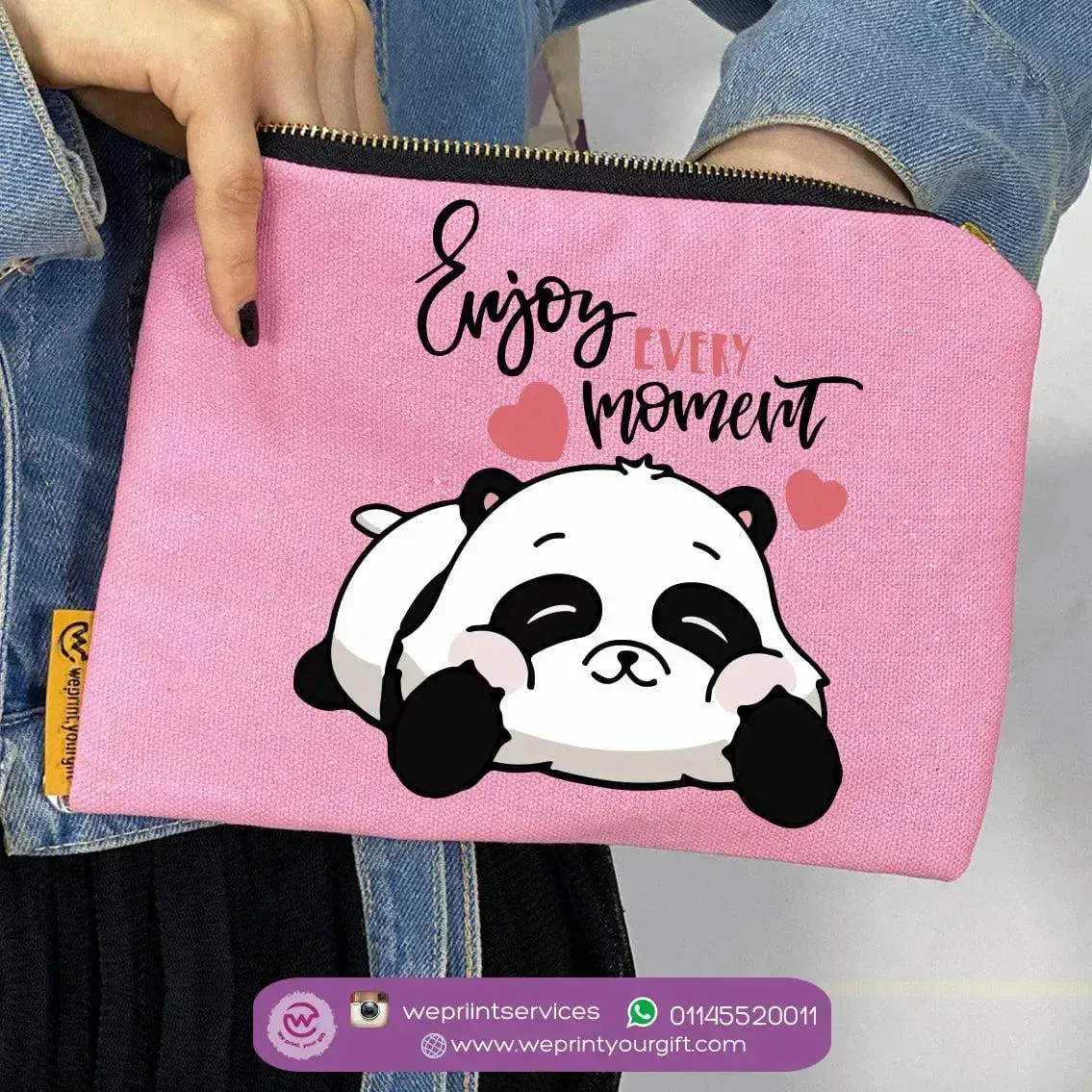 Makeup & Pencil Case-Panda