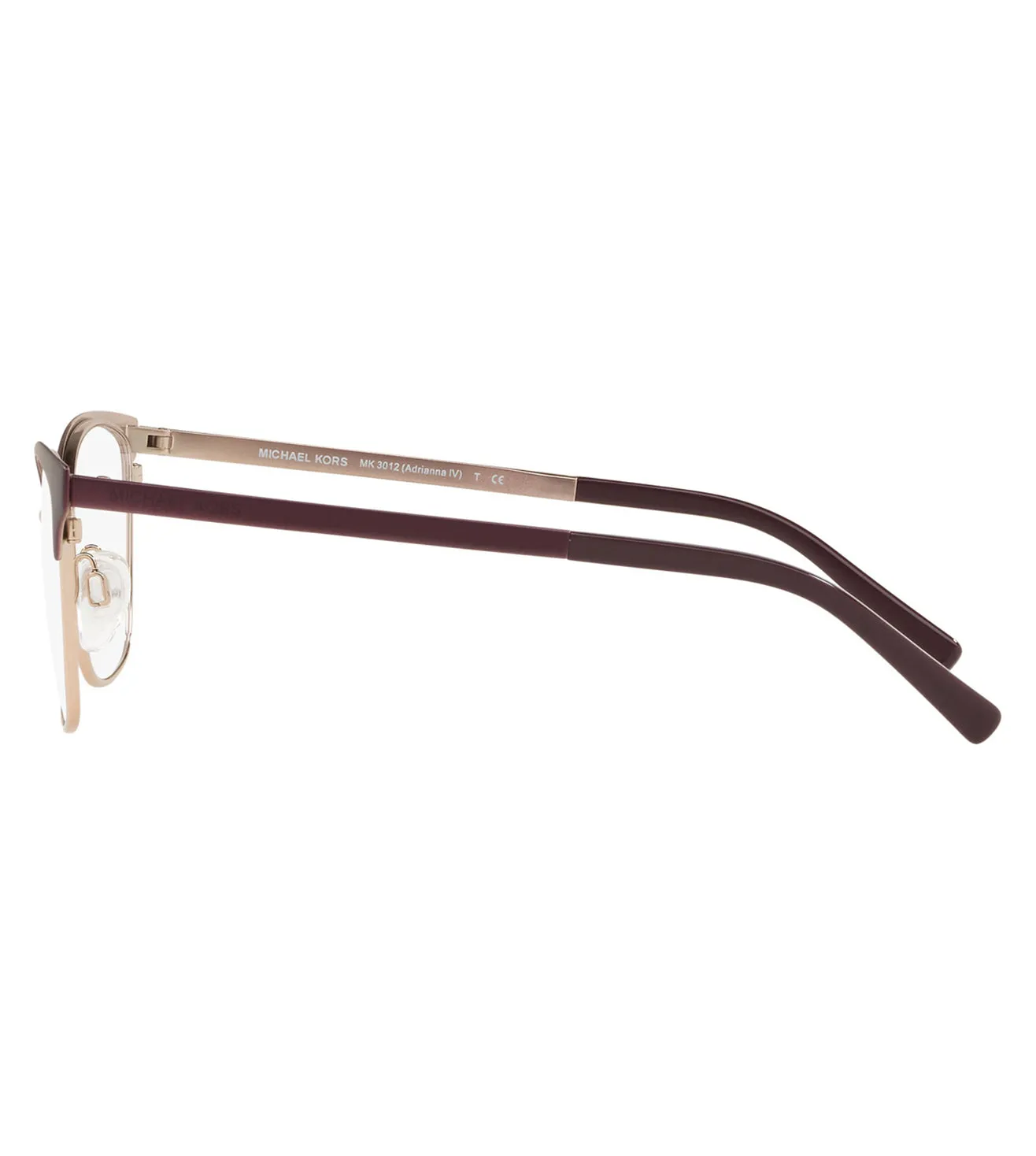 Michael Kors Women's Rose Gold Cat-eye Optical Frame