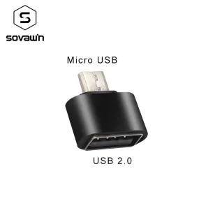 Micro USB Male To USB Female OTG Mini Adapter for Mobile Phones, Gamepads and more