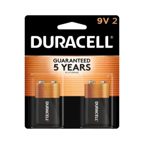 MN1604B2Z Duracell, MN1604 Alkaline Battery, 9V, Coppertop, 2PK