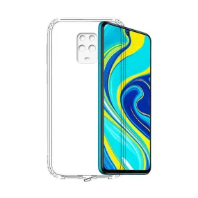 Mobile Back Cover Transparent Silicone for Mi Redmi Note 9 Pro