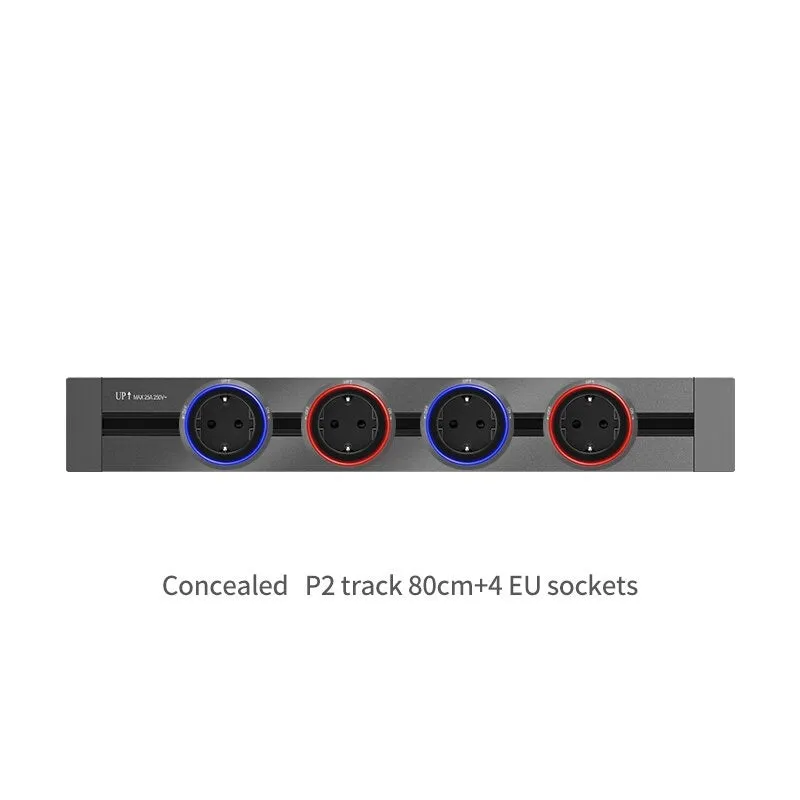 Multiple Power Electric Extension Socket Track