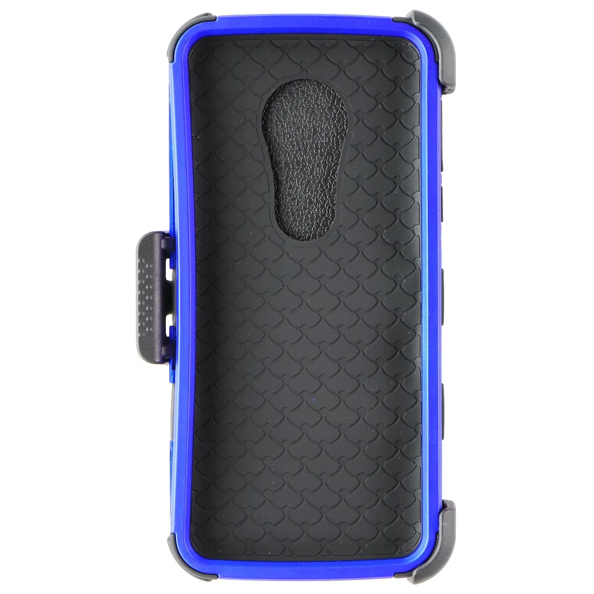 MyBat Dual Layer Case & Holster for Motorola Moto G6 Play - Blue/Black