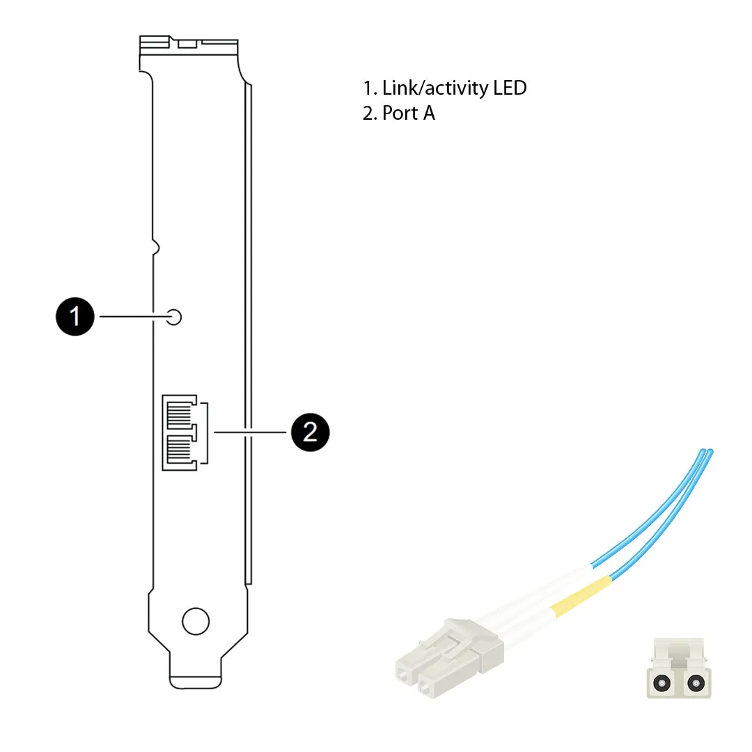 NetApp Adapter X1106A-R6 (ONTAP) 10Gb PCIe bus with plug LC (1p 10GbE NIC Op)