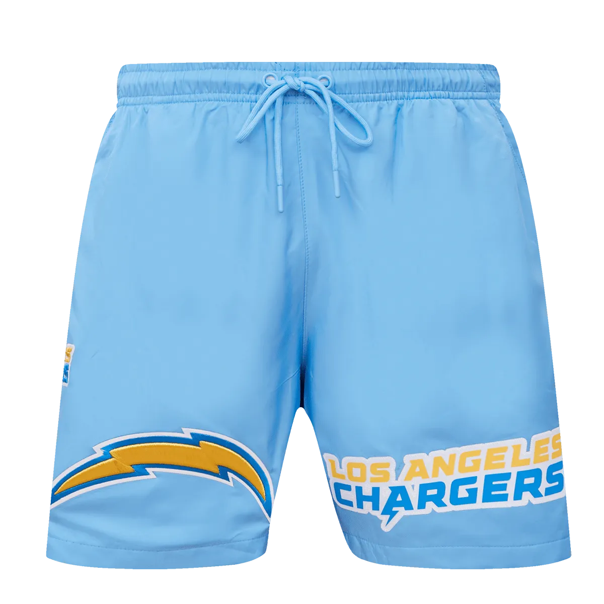 NFL LOS ANGELES CHARGERS LOCK UP TEAM LOGO MEN'S WOVEN SHORT (UNIVERSITY BLUE)