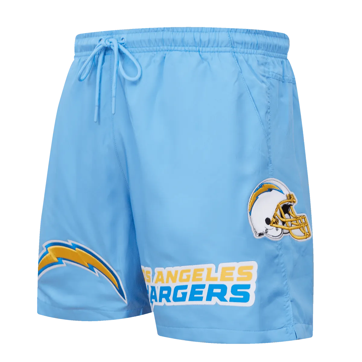 NFL LOS ANGELES CHARGERS LOCK UP TEAM LOGO MEN'S WOVEN SHORT (UNIVERSITY BLUE)