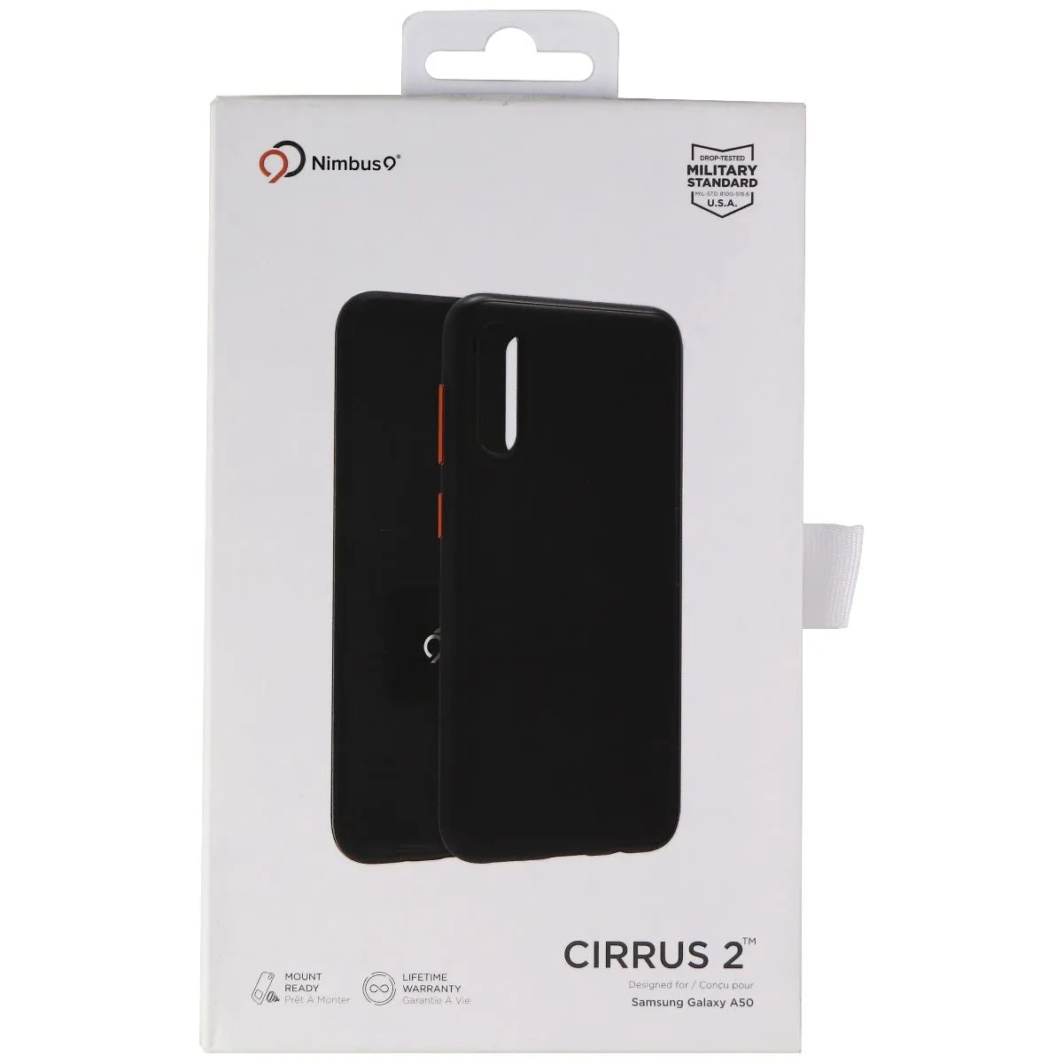 Nimbus9 Cirrus 2 Series Case for Samsung Galaxy A50 - Black/Red