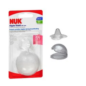 Nuk Barely There Nipple Shield With Case, Silicone